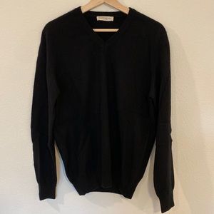 Black cashmere sweater